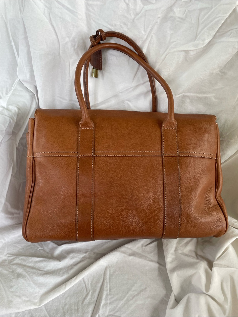 MULBERRY OAK NATURAL LEATHER BAYSWATER - Picture 2 of 16